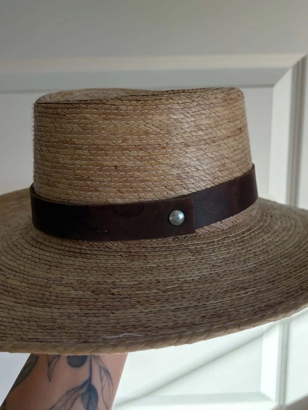 Straw Wide Brim Hat - Picture 7 of 7